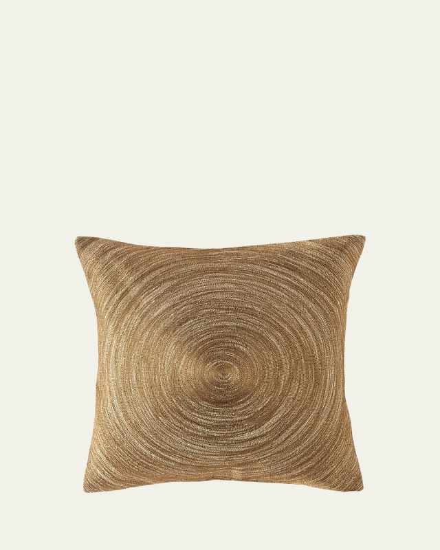 Spiral Embroidered Pillow